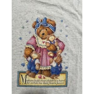 Vintage 90s Teddy Bear Mothers T Shirt Womens XL Loose Relaxed‎ Granny Grandma